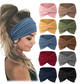 🧘 Boho Sport-Stirnband für Damen – Breites elastisches Haarband für Yoga, Laufen & Alltag!