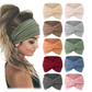 🧘 Boho Sport-Stirnband für Damen – Breites elastisches Haarband für Yoga, Laufen & Alltag!