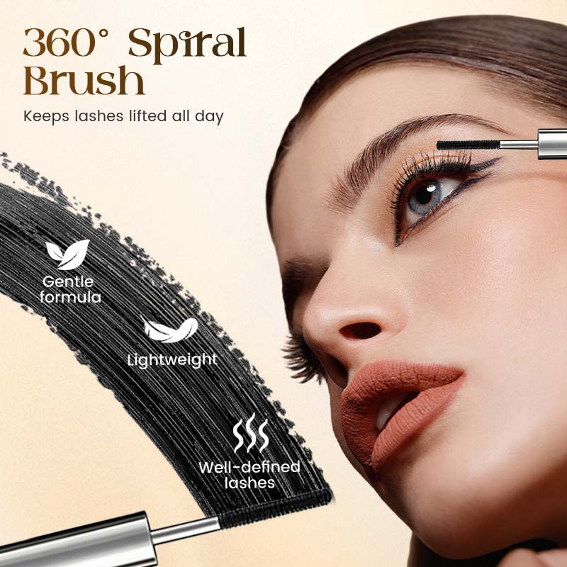 ⏰ Nur noch heute 50% Rabatt! 👁️ Wasserfeste Wimperntusche für sofort längere, gewellte & voluminöse Wimpern, feiner Pinsel für natürlichen fächerförmigen Augenlook ohne Klumpen ✨