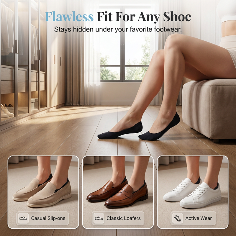 Ultrakurze, kühlende Socken für Damen