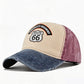 🧢 Vintage Route 66 Baseballkappe – Retro Motorrad-Design, Washed-Optik & Lässiger Stil!