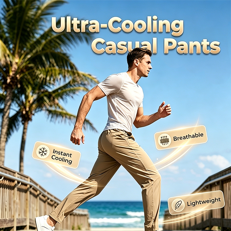 ☀️ Leichte, schnell trocknende Straight-Fit-Hose – sorgt sofort für ein kühles, leichtes und angenehmes Tragegefühl und ist die ideale Wahl für Outdoor-Aktivitäten und den Alltag!