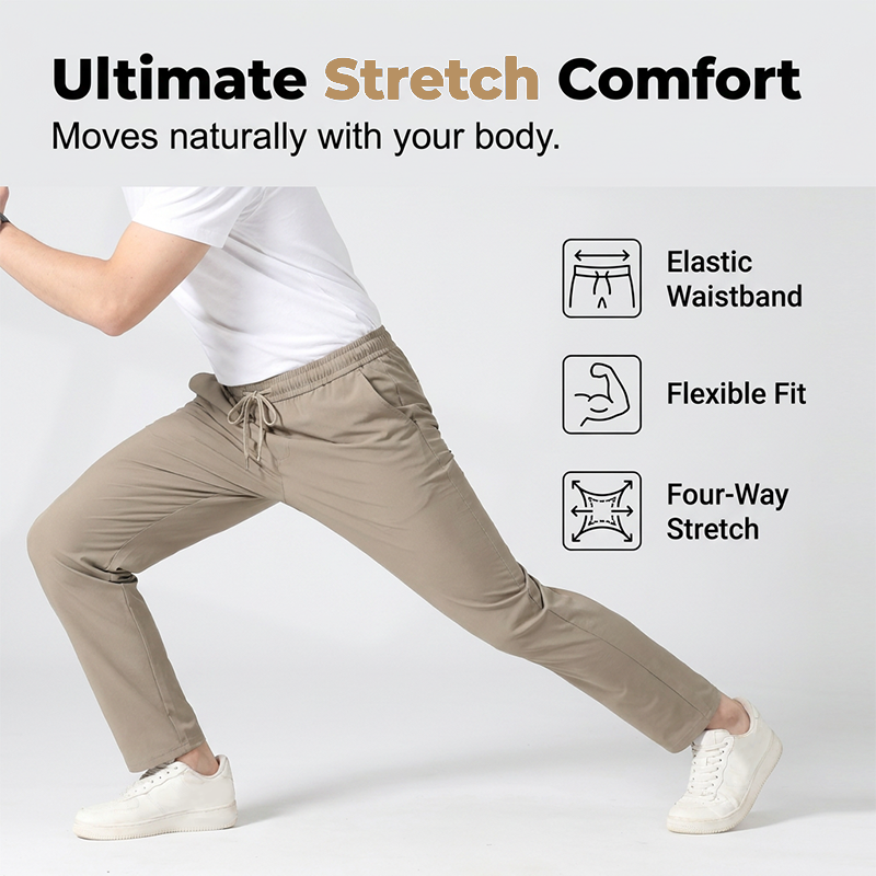 ☀️ Leichte, schnell trocknende Straight-Fit-Hose – sorgt sofort für ein kühles, leichtes und angenehmes Tragegefühl und ist die ideale Wahl für Outdoor-Aktivitäten und den Alltag!