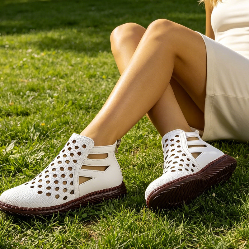 Women's Breathable Hollow-Out Flat Shoes