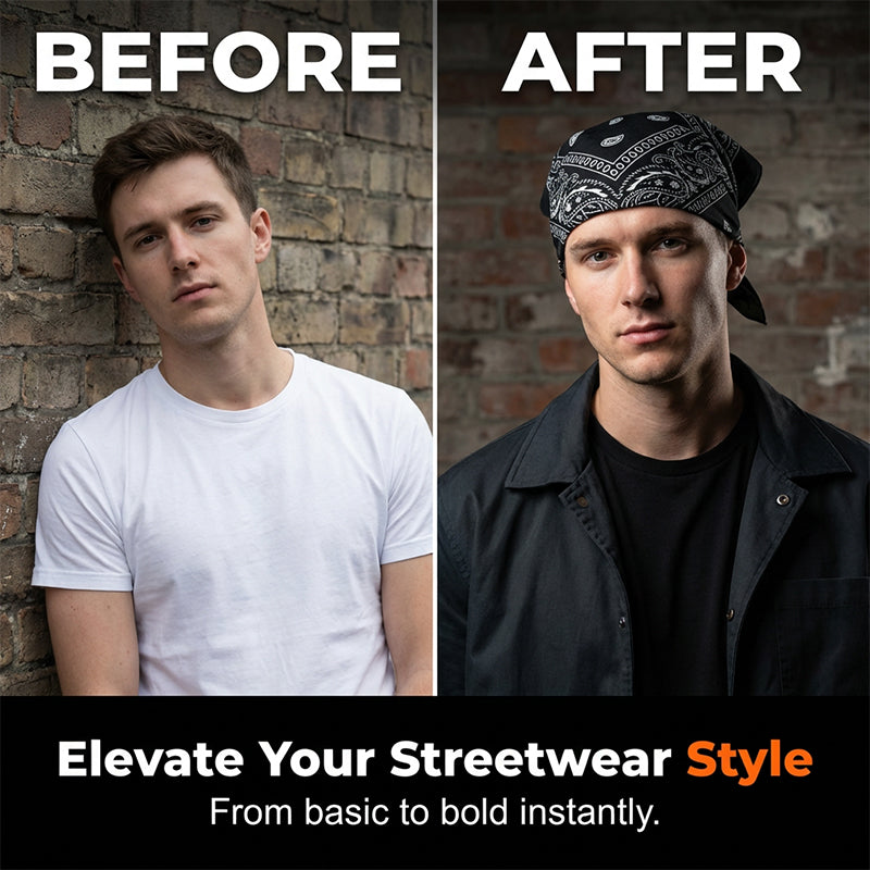 🏍️ Premium Paisley Aktiv-Bandana – Schnelltrocknend, atmungsaktiv & One Size!
