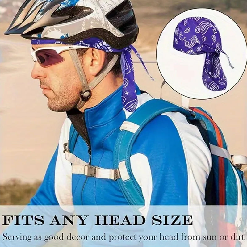 🏍️ Premium Paisley Aktiv-Bandana – Schnelltrocknend, atmungsaktiv & One Size!