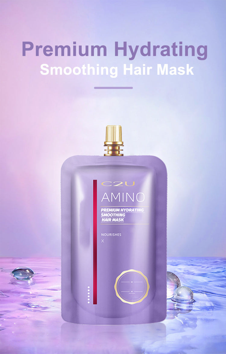 💧 Premium feuchtigkeitsspendende Glättungs-Haarmaske mit Amino – Für seidigen Glanz & weniger Frizz!
