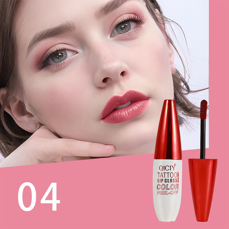 Abnehmbarer, langanhaltender und wasserfester Lipgloss
