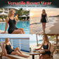 👙 50% Rabatt: Damen Badeanzug mit Rock & Doppelträgern | Figurschmeichelnd für Strand & Urlaub 🌊