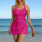 👙 50% Rabatt: Damen Badeanzug mit Rock & Doppelträgern | Figurschmeichelnd für Strand & Urlaub 🌊