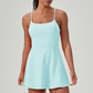 Sportliches Mini-Kleid mit Spaghettiträgern
