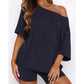 2-teiliges Damen Freizeit-Set: Lockeres Top & Shorts – Bequemes Sommer-Outfit für Zuhause & unterwegs