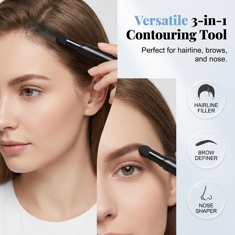 2-in-1 Konturenstift zur Haaransatz-Abdeckung und zum Contouring