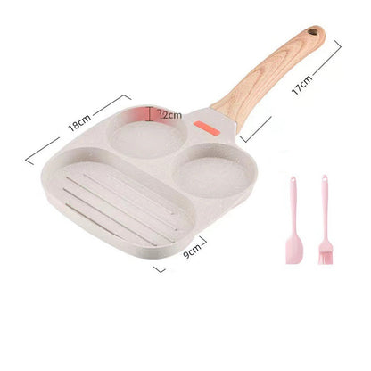 🍳 JETZT 50 % RABATT! 🥞 Antihaft-Frühstückspfanne – 3-in-1-Design, Titanbeschichtung und für alle Herdarten geeignet – Eier, Fleisch und Pfannkuchen ganz einfach zubereiten 🧈