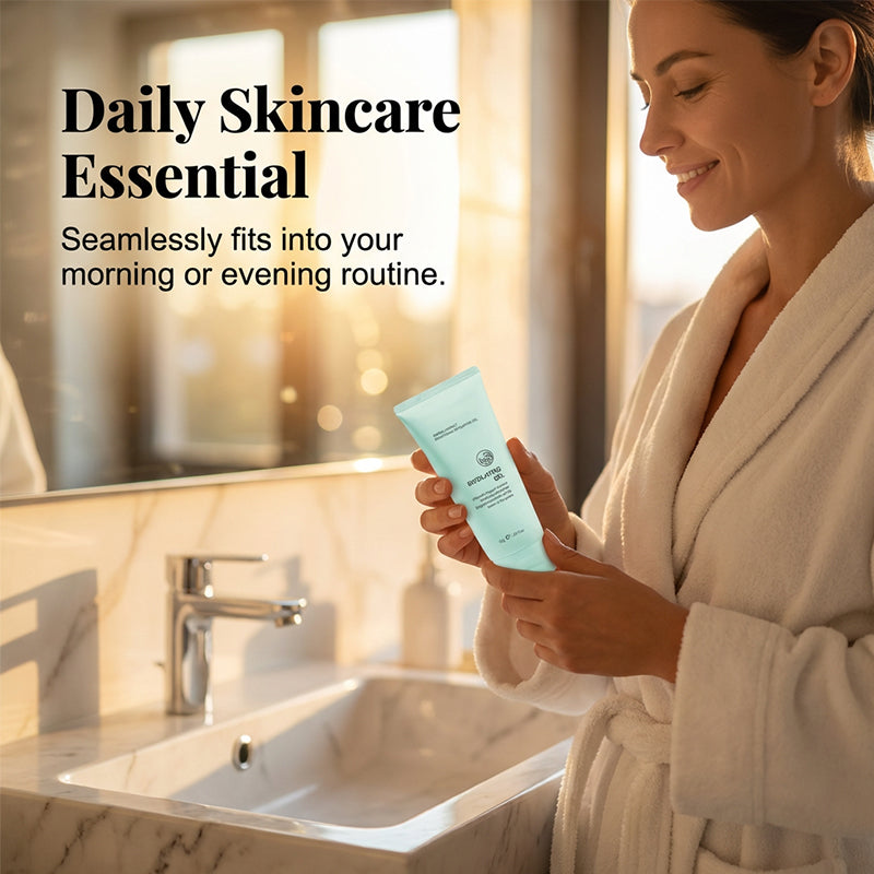 🔥Kräuter-Exfoliating Gel mit Chlorella & Kollagen – Aufhellendes Peeling für glatte, reine Haut