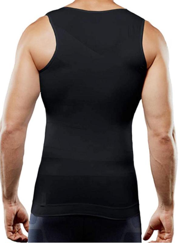 Figurformendes, atmungsaktives Kompressions-Tanktop für Herren
