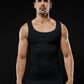 Figurformendes, atmungsaktives Kompressions-Tanktop für Herren