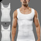 Figurformendes, atmungsaktives Kompressions-Tanktop für Herren