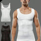 Figurformendes, atmungsaktives Kompressions-Tanktop für Herren