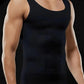 Figurformendes, atmungsaktives Kompressions-Tanktop für Herren