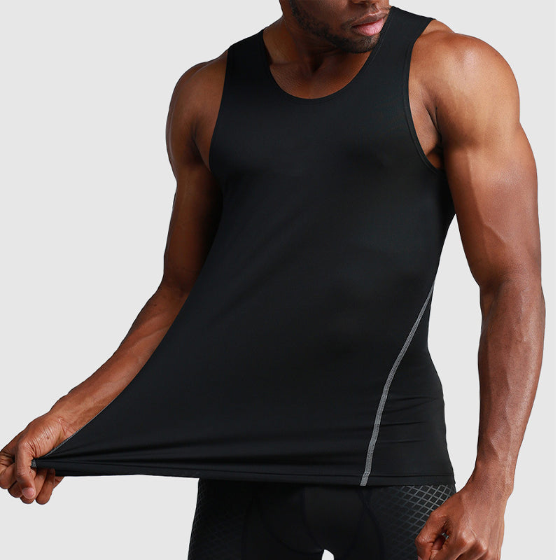 Herren Trainings-Tanktop mit Kompression