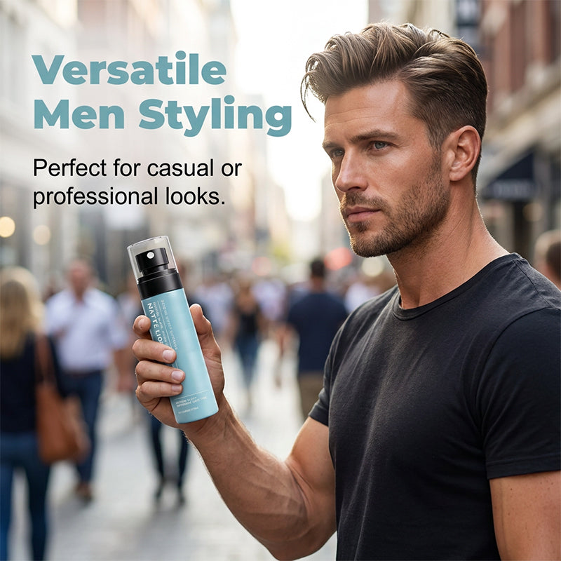 Schnelltrocknendes, mattes Styling-Spray für Herren