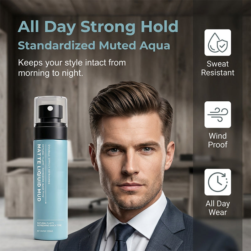 Schnelltrocknendes, mattes Styling-Spray für Herren