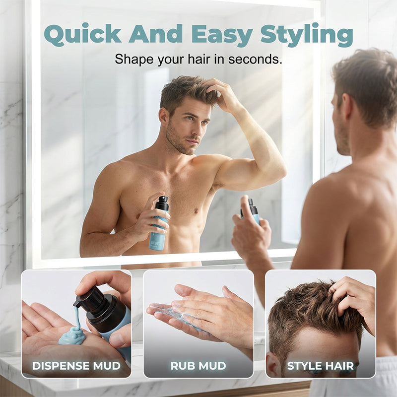 Schnelltrocknendes, mattes Styling-Spray für Herren