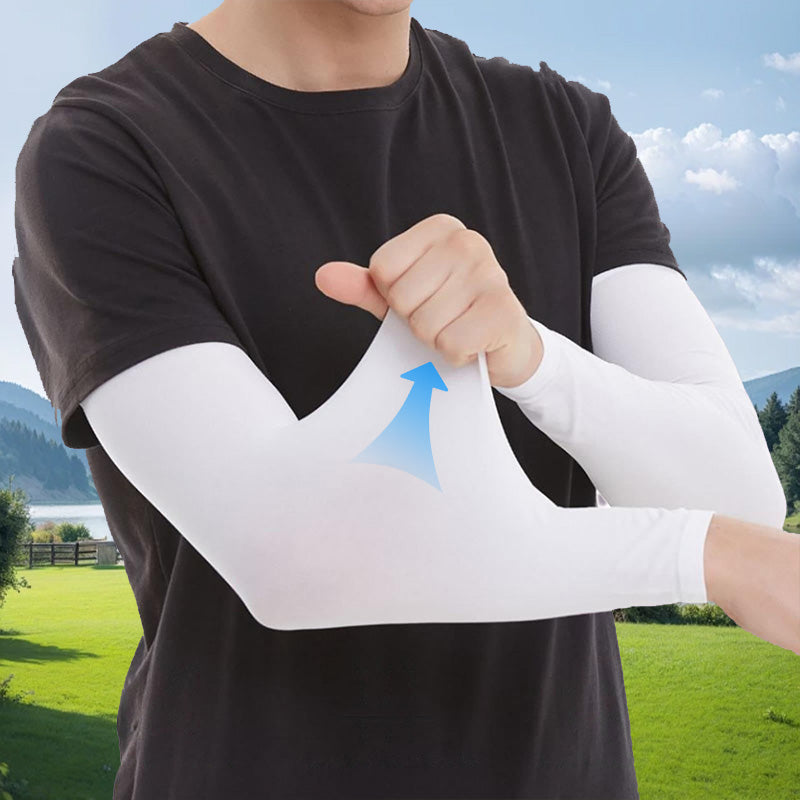 🧤 50% RABATT! ☀️Kühlende UV-Schutz Armstulpen für Sport – Kompressions Armbänder mit Sonnenschutz für Laufen, Radfahren & Outdoor🏃‍♂️