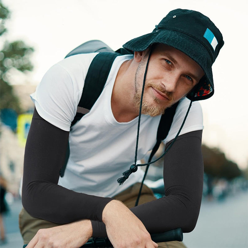 🧤 50% RABATT! ☀️Kühlende UV-Schutz Armstulpen für Sport – Kompressions Armbänder mit Sonnenschutz für Laufen, Radfahren & Outdoor🏃‍♂️