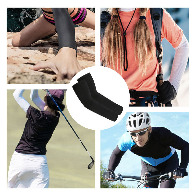 🧤 50% RABATT! ☀️Kühlende UV-Schutz Armstulpen für Sport – Kompressions Armbänder mit Sonnenschutz für Laufen, Radfahren & Outdoor🏃‍♂️