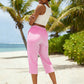 ⏰ Nur noch heute 50% Rabatt! 🌺 Damen Sommer Karierte 3/4 Hose | Leicht & luftig, lockere Passform für Strand & Alltag 👖