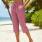 ⏰ Nur noch heute 50% Rabatt! 🌺 Damen Sommer Karierte 3/4 Hose | Leicht & luftig, lockere Passform für Strand & Alltag 👖