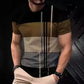 🔥Herren Rundhals T-Shirt mit modischem Streifenprint – atmungsaktive Baumwollmischung für Alltag & Freizeit