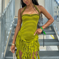 Sexys, figurbetontes rückenfreies Neckholder-Kleid
