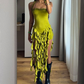 Sexys, figurbetontes rückenfreies Neckholder-Kleid