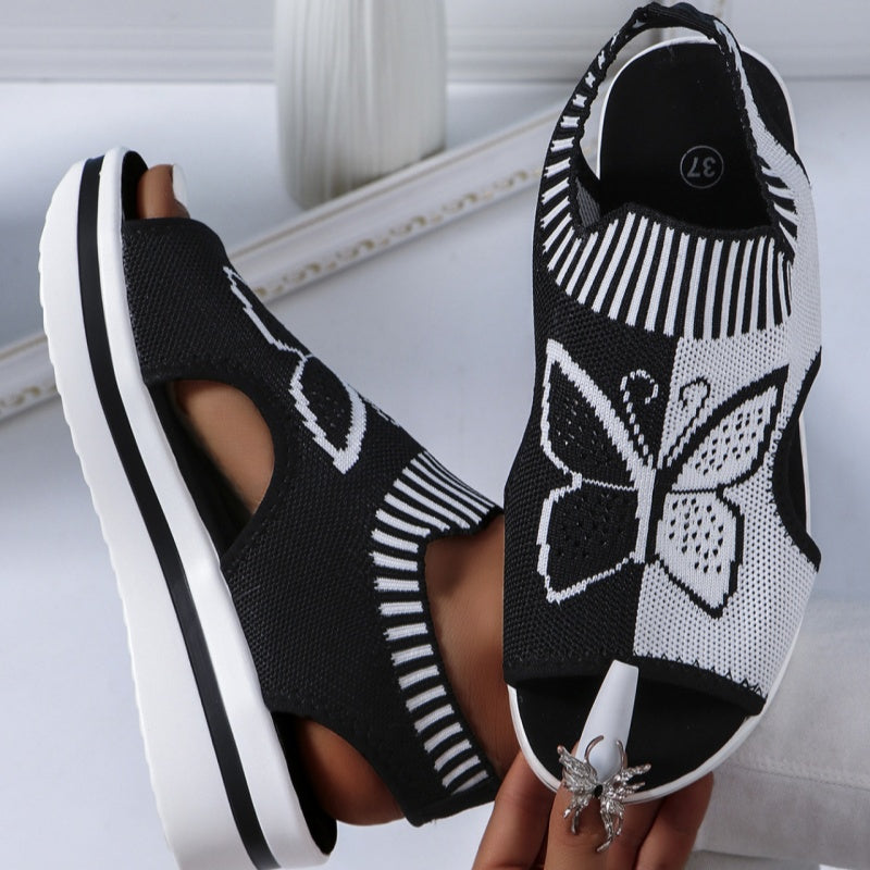 👡 50% RABATT! 🌸 Damen Casual Peep-Toe Platform Sandalen – Bequemer Plateauabsatz & luftiges Design – Perfekt für Strand, Urlaub oder Alltag – stilvoll & leicht ☀️✨