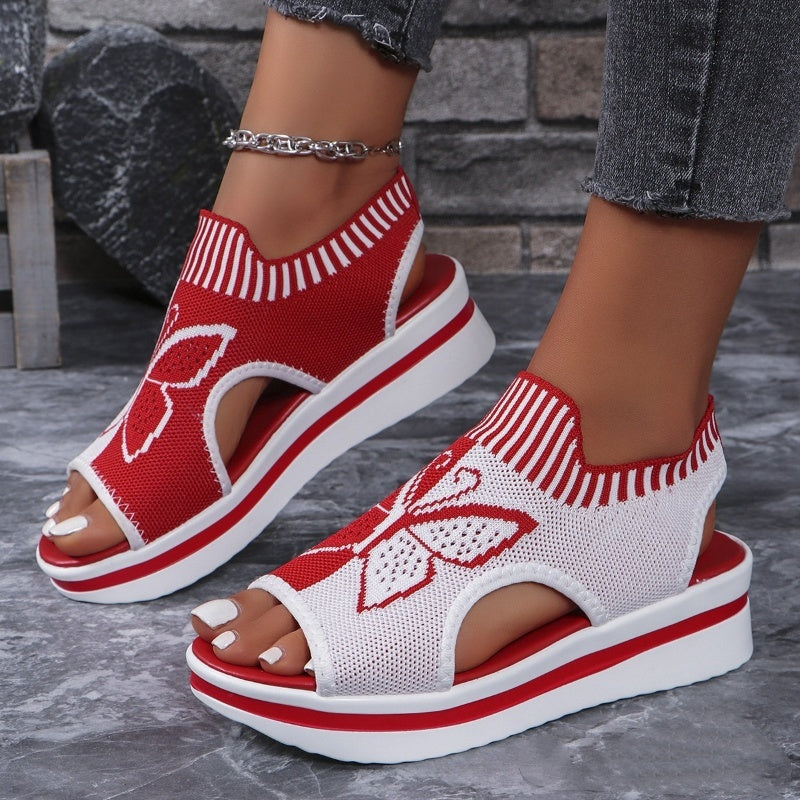 👡 50% RABATT! 🌸 Damen Casual Peep-Toe Platform Sandalen – Bequemer Plateauabsatz & luftiges Design – Perfekt für Strand, Urlaub oder Alltag – stilvoll & leicht ☀️✨