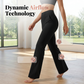 Elastische Bootcut-Trainingshose für Damen