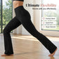 Elastische Bootcut-Trainingshose für Damen