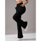 Elastische Bootcut-Trainingshose für Damen