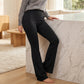 Elastische Bootcut-Trainingshose für Damen