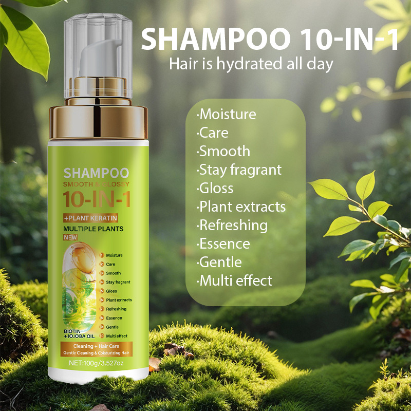 10-in-1 Shampoo mit pflanzlichen Essenzen