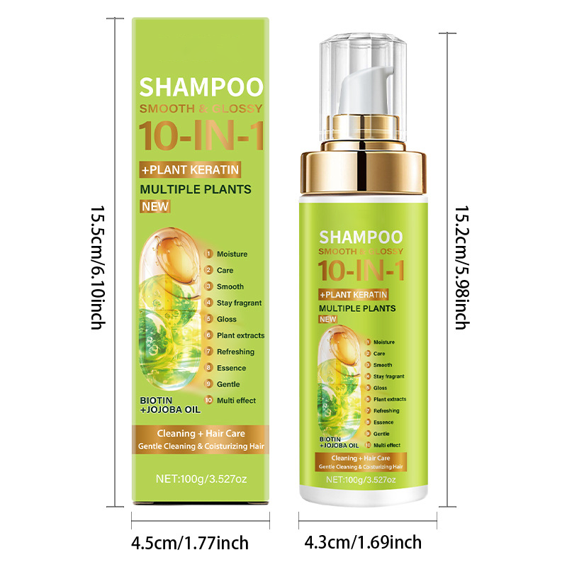 10-in-1 Shampoo mit pflanzlichen Essenzen