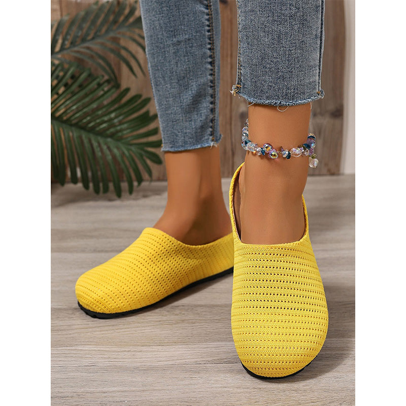 👟 LIMITIERTER 50% RABATT! Atmungsaktive Strick-Slipper für Damen – Weich, rutschfest & sommerlich leicht