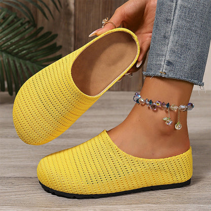 👟 LIMITIERTER 50% RABATT! Atmungsaktive Strick-Slipper für Damen – Weich, rutschfest & sommerlich leicht