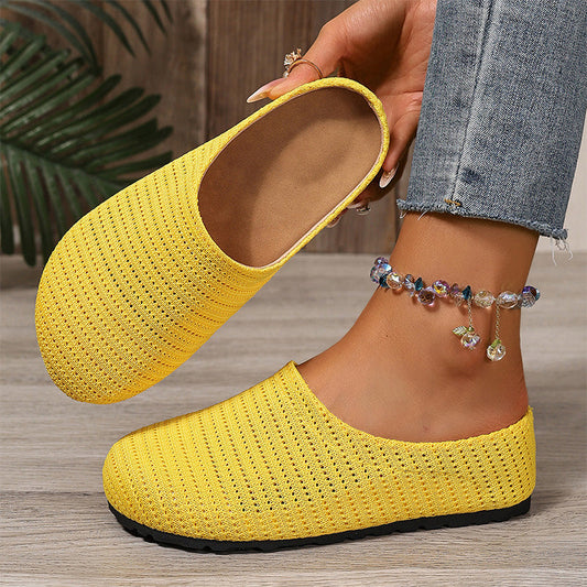👟 LIMITIERTER 50% RABATT! Atmungsaktive Strick-Slipper für Damen – Weich, rutschfest & sommerlich leicht