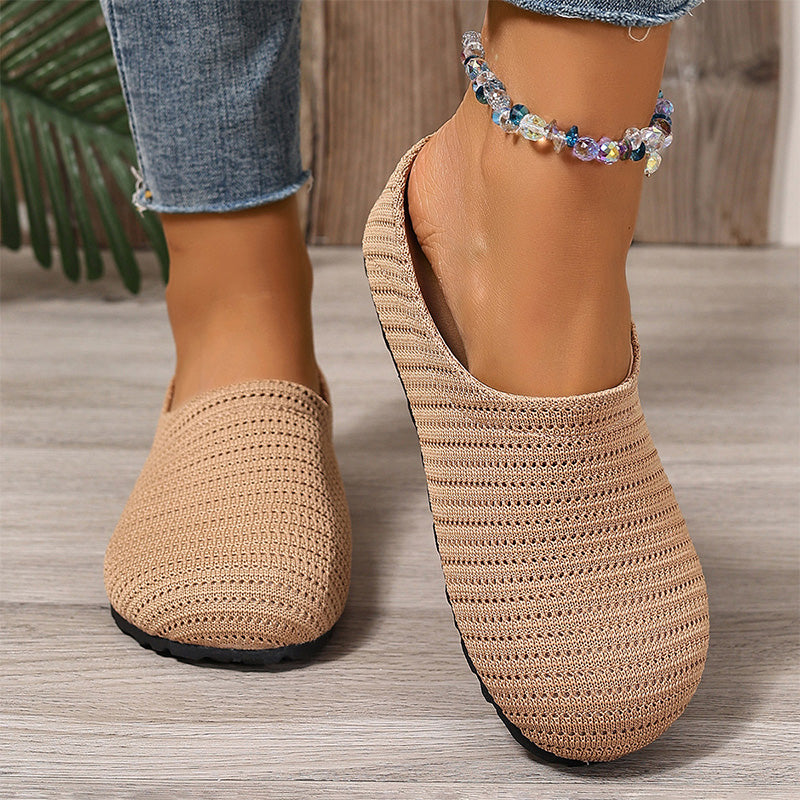 👟 LIMITIERTER 50% RABATT! Atmungsaktive Strick-Slipper für Damen – Weich, rutschfest & sommerlich leicht