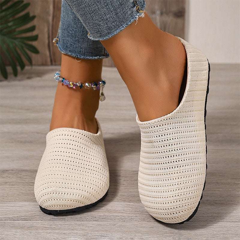 👟 LIMITIERTER 50% RABATT! Atmungsaktive Strick-Slipper für Damen – Weich, rutschfest & sommerlich leicht