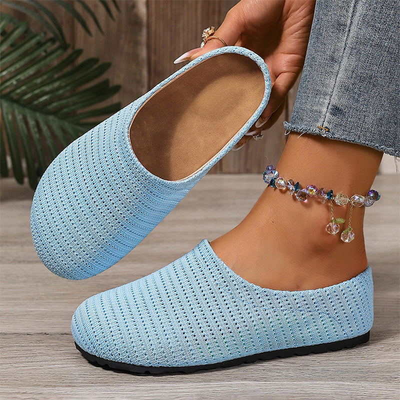👟 LIMITIERTER 50% RABATT! Atmungsaktive Strick-Slipper für Damen – Weich, rutschfest & sommerlich leicht